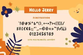 Hello Jerry - Playful Bold Font