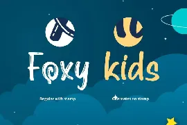 Foxykids Display Kids font