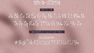 Nova-Scotia font