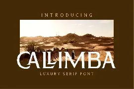 Callimba Serif Font