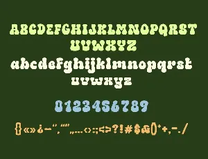 Sundrops Display  - Modern Retro Font