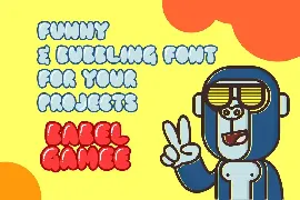 BABELGAMEE - Cute Chubby Children Font