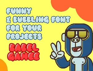 BABELGAMEE - Cute Chubby Children Font