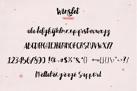 Winslet font