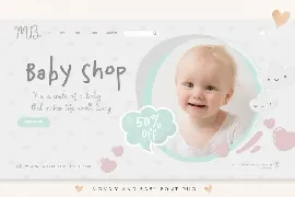 Mommy and Baby Font Duo