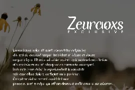 Zeuraoxs Exclusive - Font