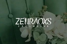 Zeuraoxs Exclusive - Font