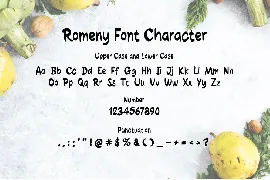 Romeny Sans Handwritten Font