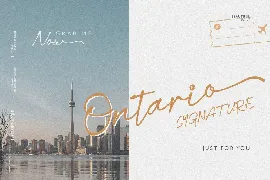 Ontario Script font