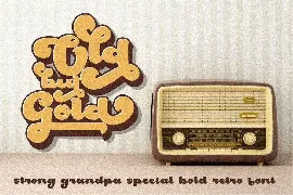 Strong Grandpa - Bold Retro Font