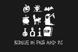 Spookybones - A Fun Sans Serif Halloween Font