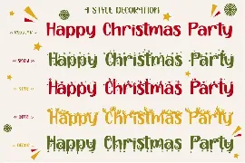 Happy Christmas Party font