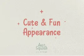 Just Squash | Cute Font