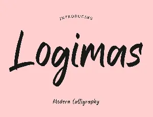 Logimas Modern Calligraphy Font