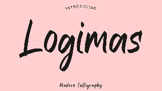 Logimas Modern Calligraphy Font