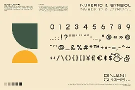 Rinjani Sans - Wide Stretch Typeface font