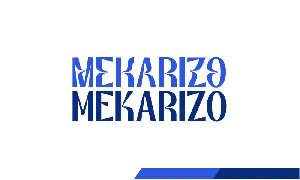 MEKARIZO - Display Sans Serif font