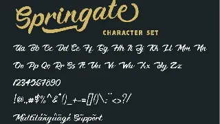 Springate font