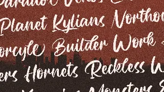 Rubeyma - Bold Script Font