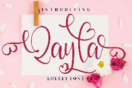 Qayla Script Font