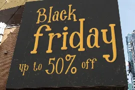 Black friday font