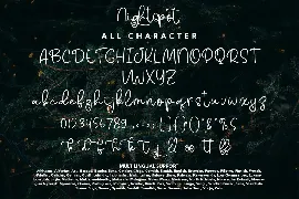 Nightspot - Beautiful Script Font