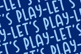 Let's Play - Fun Font