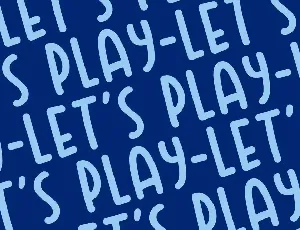 Let's Play - Fun Font