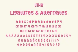 Litho - Fun & Playful Font