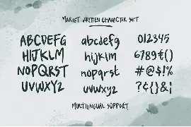 Market Written - Handwriting Font