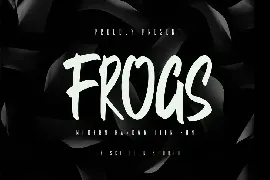 Frogs - Modern Handwritten Font