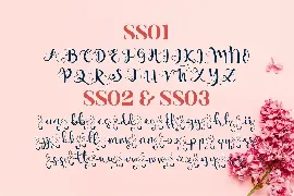 Melisha Putri Script font