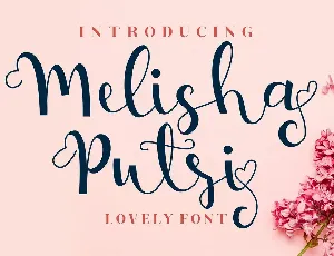 Melisha Putri Script font