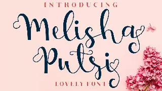 Melisha Putri Script font