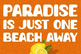 Beach Lemons - Playful Summer Font