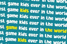 CRONOS KID - Bold Kids Display Font