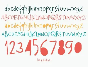 Hey Kiddo - Children Font