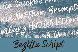 Bezitta - Handwritten Font