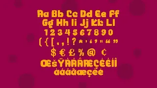 Kailinasih a Cartoon Font