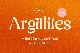 Argillites - Display Serif Font