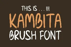 Kambita font