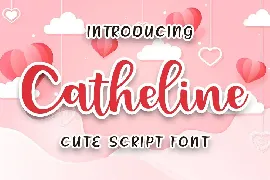 Catheline Cute Script font