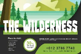 Wood Chop â€“ Adventure Display Font