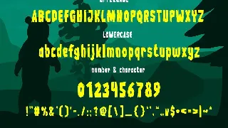 Wood Chop â€“ Adventure Display Font