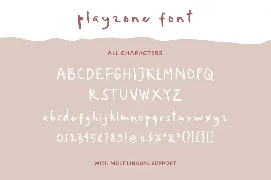 Playzone - Handwritten Doodle Font