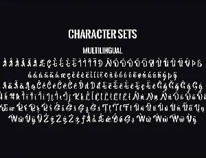 Billy The Gang font