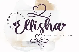 Ellisha Script font