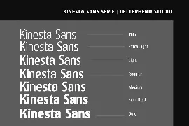 Kinesta Sans font