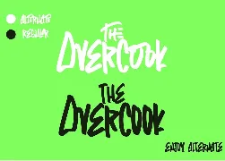 The Overcook - Graffiti Font