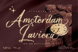 Amsterdam Laviera Brush Script Font